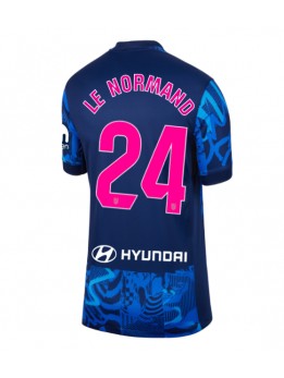 Atletico Madrid Robin Le Normand #24 Ausweichtrikot für Frauen 2024-25 Kurzarm